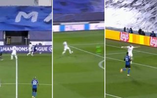 video benzema gives real madrid lead over inter milan real madrid lead over inter milan