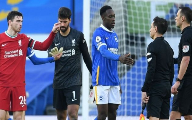 VAR awards penalty against Robertson vs Brighton after Welbeck incident