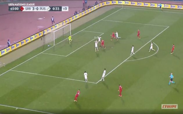 Video - Jovic scores his second for Serbia vs Russia