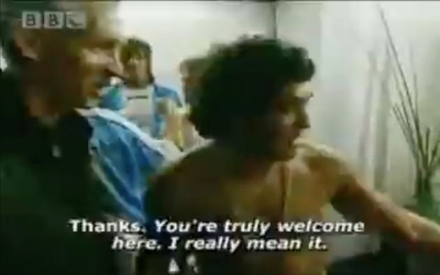 Video - Maradona with Gary Lineker for documentary