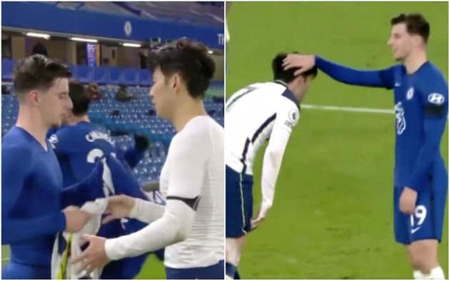 Video - Mount and Son swap shirts after Chelsea vs Spurs