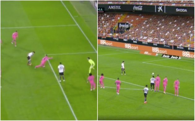 Video - Valencia make it 3-1 against Real Madrid