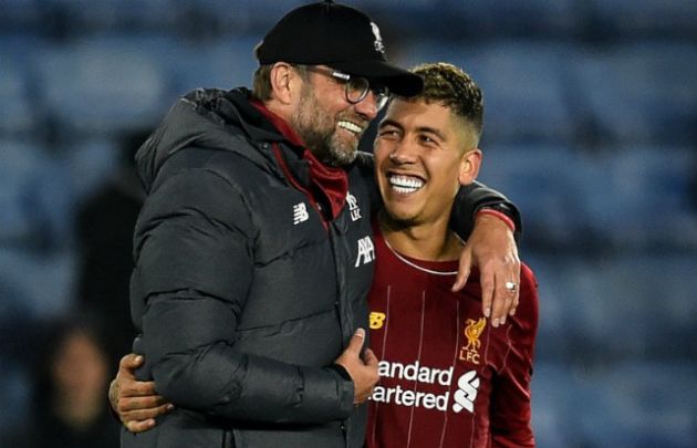 klopp and firmino liverpool