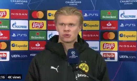 weird haaland interview