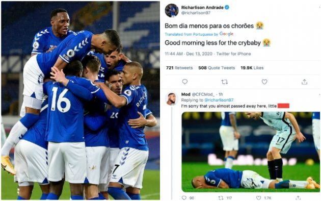 Richarlison trolls Chelsea fans after Everton win