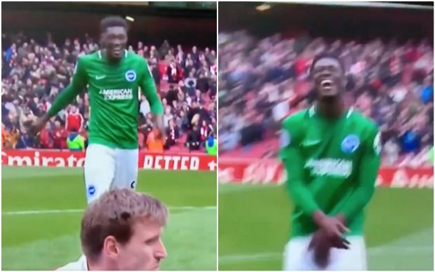 Video - Bissouma laughing at Arsenal after Brighton win
