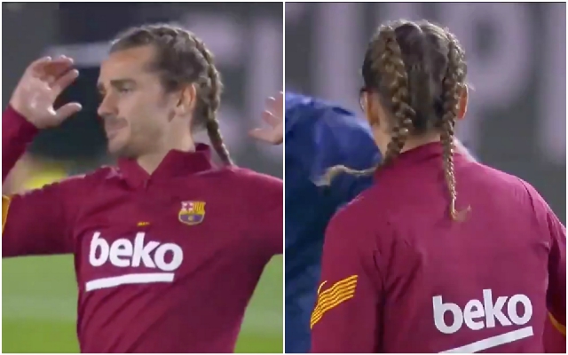 Image of Griezmann long hairstyle braided