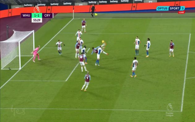 Video - Haller scores bicycle kick for West Ham vs Palace