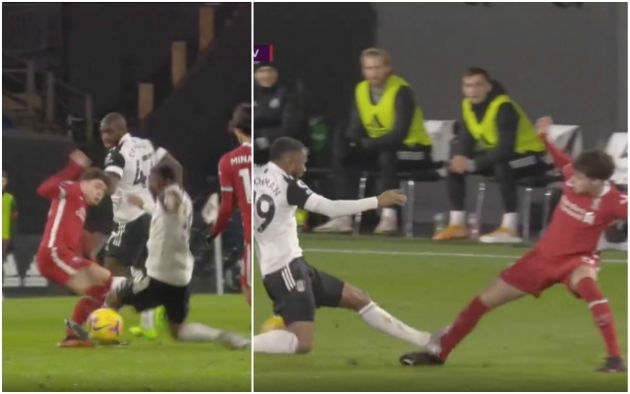 Video - Lookman tackle on Neco Williams during Liverpool vs Fulham