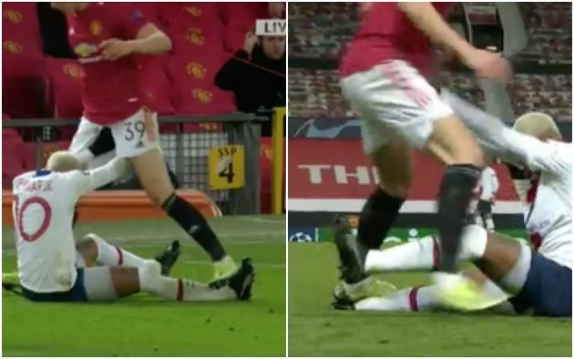Video - McTominay and Neymar stamp incident