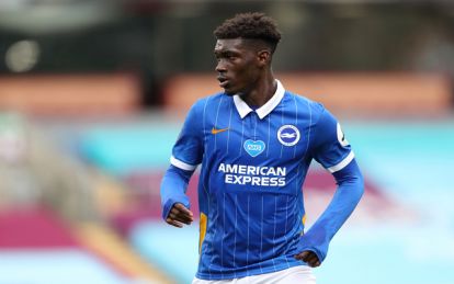 Yves Bissouma in actions for Brighton
