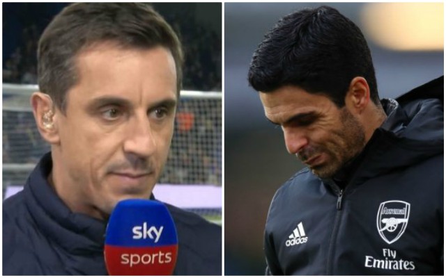 Arsenal news: Gary Neville on Mikel Arteta