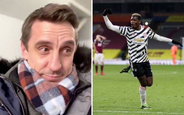 Video: Gary Neville celebrates Man United win on Twitter