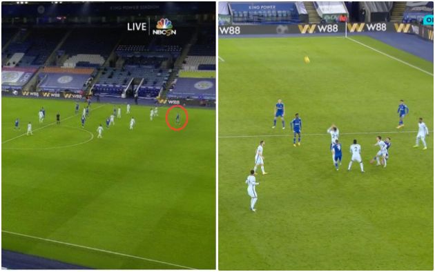 (Photo) Jamie Vardy was not offside for Leicester second goal vs Chelsea