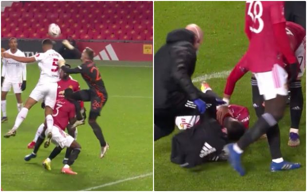 Video - Bailly collision with Henderson vs Watford