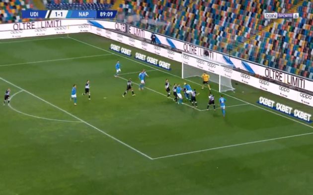 Video - Bakayoko scores winner for Napoli vs Udinese