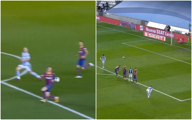 Video - De Jong concedes penalty after scoring for Barcelona as Sociedad score