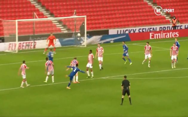 Video James Justin Scores Wondergoal For Leicester Vs Stoke