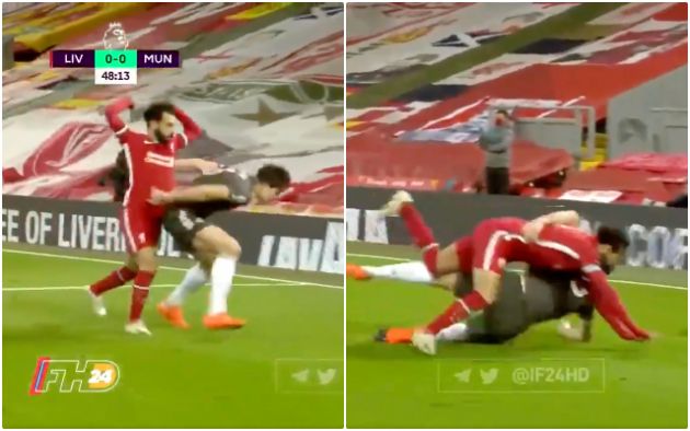 Video - Maguire hilarious dive for Man United vs Liverpool