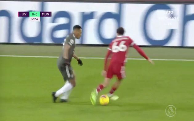 Video - Martial nutmegs Trent during United vs Liverpool