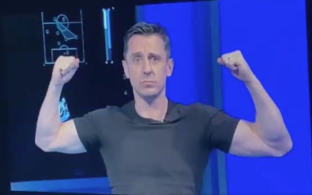 Video - Neville flexes on MNF after United draw vs Liverpool