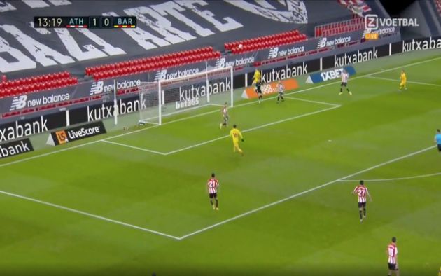 Video - Pedri scores equaliser for Barcelona vs Bilbao