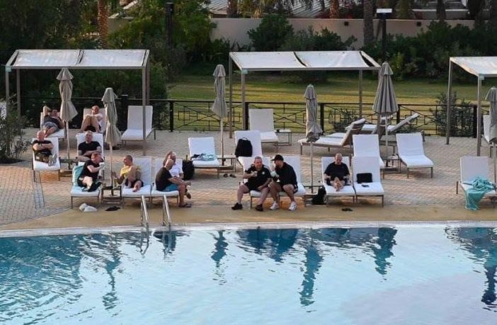 These Celtic fans are furious after images of pints at poolside emerge from  club's Dubai trip | CaughtOffside