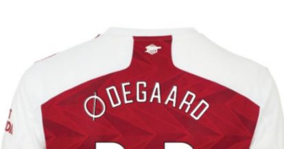 Odegaard store jersey number