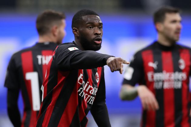 Fikayo Tomori in action for AC Milan