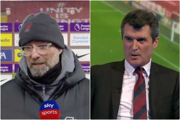 Roy Keane reacts to Alisson cold feet excuse from Klopp
