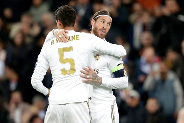 Sergio Ramos and Raphael Varane for Real Madrid