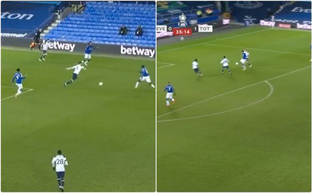 Video - Calvert-Lewin scores for Everton vs Spurs in FA Cup