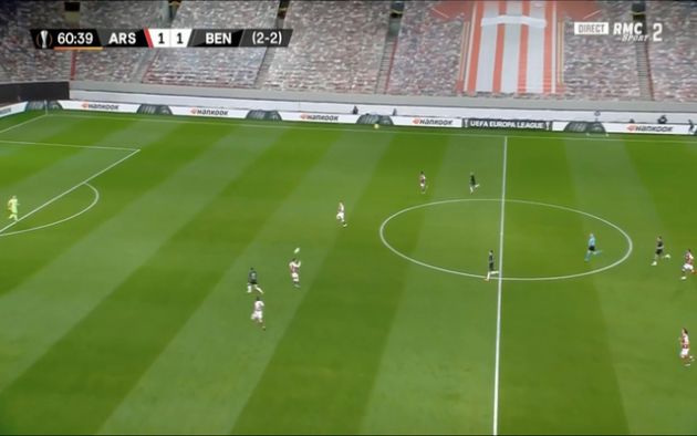 Video - Ceballos error gifts Benfica goal against Arsenal