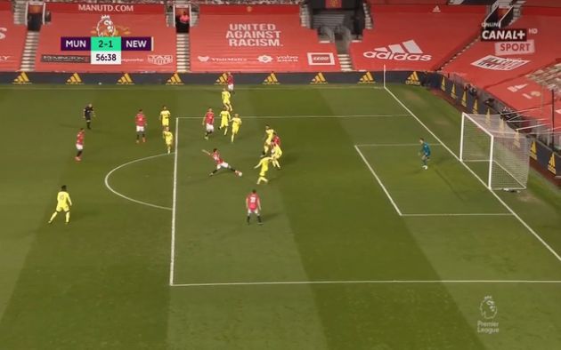 Video - Dan James scores for Man United vs Newcastle