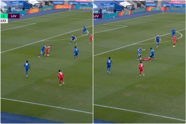 Video - Evans appears to push Mane before Vardy scores for Leicester vs Liverpool