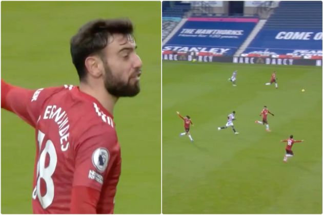 Video - Fernandes and Man United furious as referee blows halftime whistle as they counter