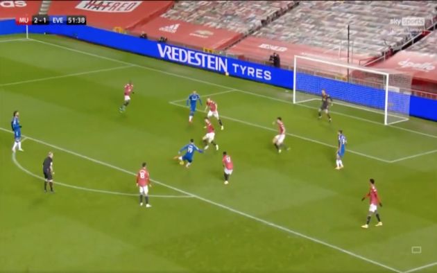 Video - James Rodriguez scores for Everton vs Manchester United