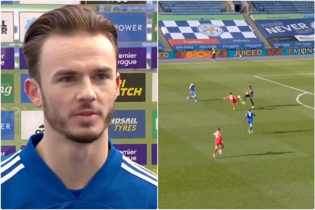 Video - Maddison on Alisson mistake for Liverpool vs Leicester