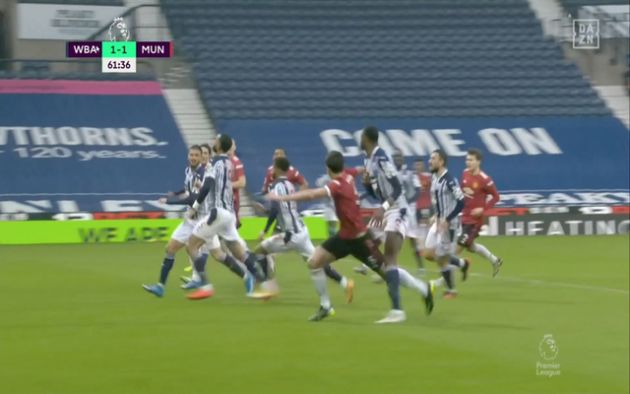 Video - Maguire penalty shout for Man United vs West Brom