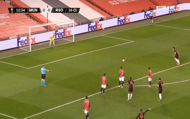 Video - Oyarzabal penalty miss for Sociedad vs Man United