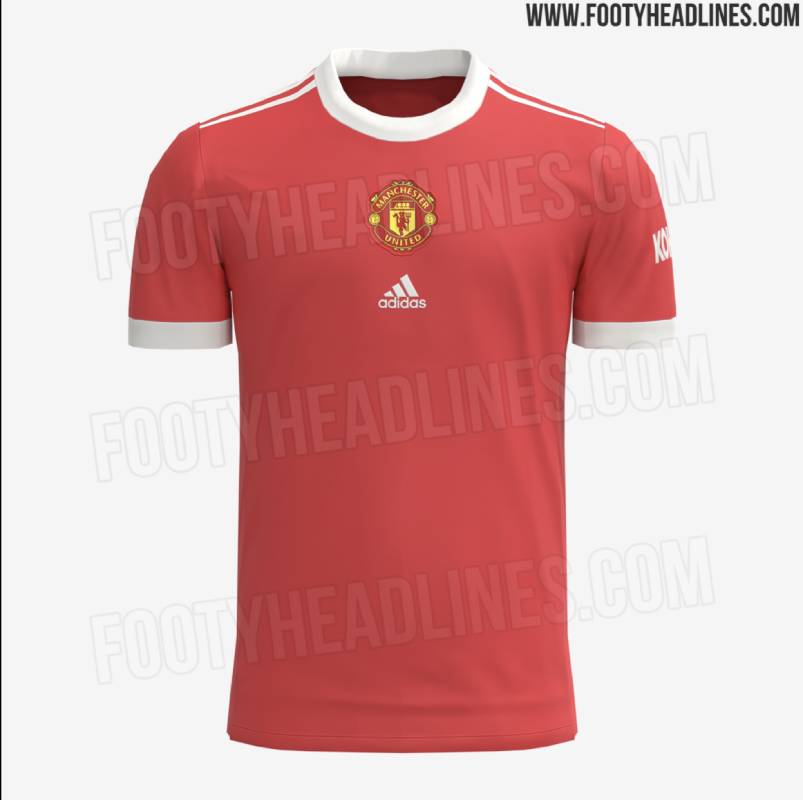 Leaked: Man United home shirt 2021/21 design revealed