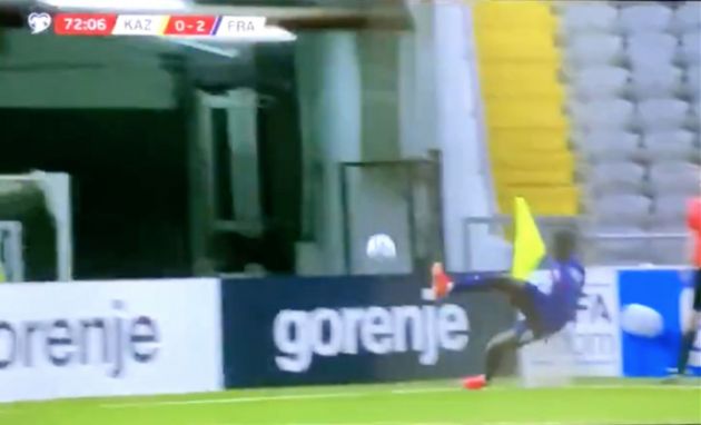 Video - Dembele horrible corner for France vs Kazakhstan