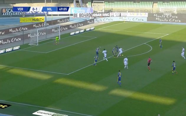 Video - Diogo Dalot scores for AC Milan vs Verona