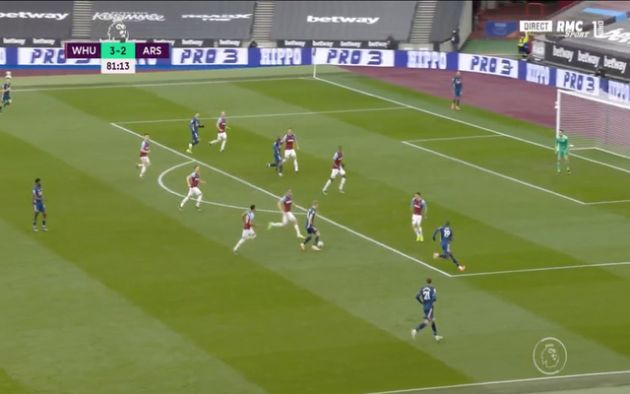 Video - Lacazette scores equaliser for Arsenal to make it 3-3 vs West Ham