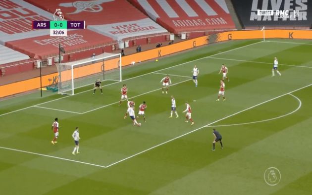 Video - Lamela scores amazing rabona goal against Arsenal