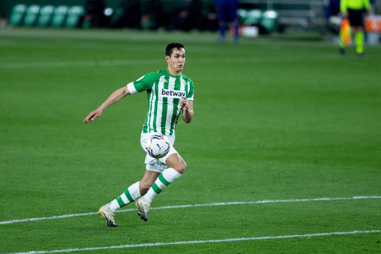 aissa mandi in action for real betis