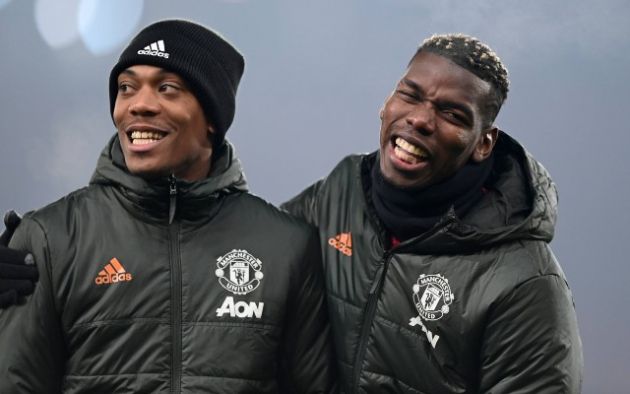 anthony martial and paul pogba