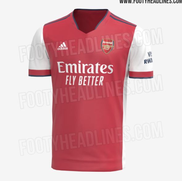 Arsenal 2021-22 home kit leaked pictures