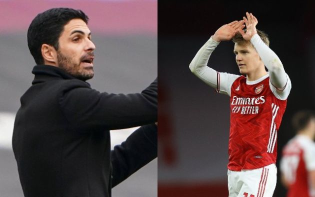 arteta and odegaard afc