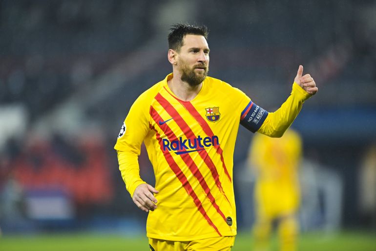 messi yellow shirt